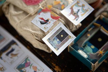 旅者足跡2 郵票貼紙