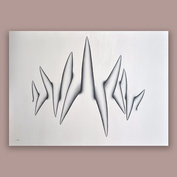 腦海中的那頭恐懼 /藝術掛畫 /抽象畫 /靈魂畫作 /裝飾油畫