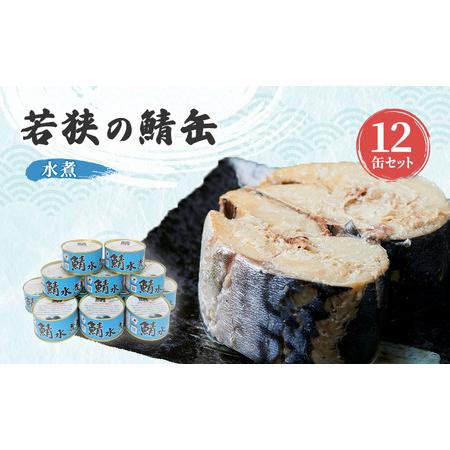 ふるさと納税 サバ缶 若狭の鯖缶 12缶 セット 水煮 鯖缶 さば サバ 鯖 缶 缶詰 魚 魚介 魚介類 海鮮 福井 若狭町 福井県若狭町