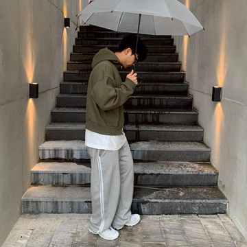 正韓廓形舒適綁帶運動休閒寬褲 5色 YUPPIE 現貨優惠商品