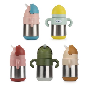 meroware MATT不鏽鋼保温吸管杯270ml(多色可選)