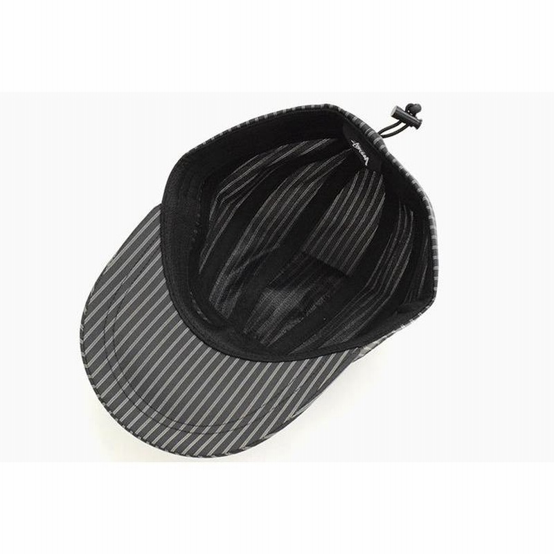 帽子 stussy pinstripe cap 22aw ステューシー キャップ 帽子 STUSSY Shirting Stripe Runner Cap