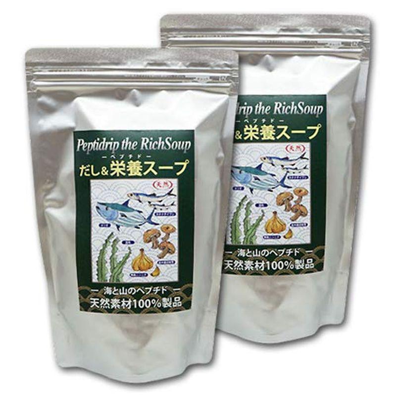 天然ペプチドリップ だし栄養スープ 500g×2個セット