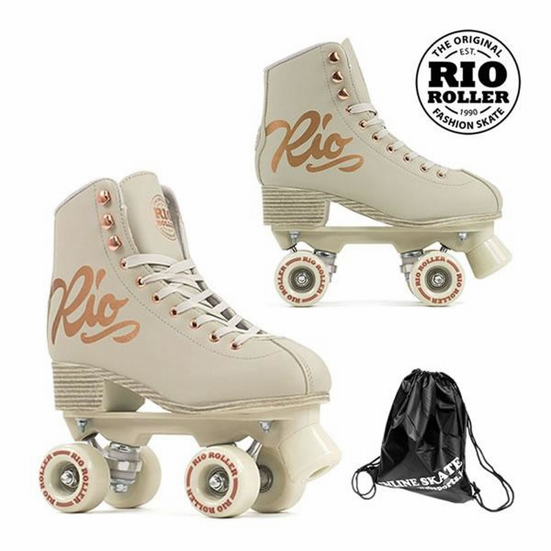 ローラースケート 大人 RIO ROLLER リオローラー ROSE Cream