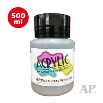 AP壓克力顏料/202珍珠銀/500ml