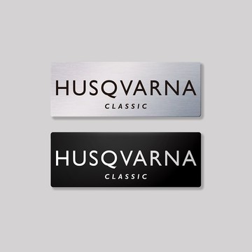 HUSQVARNA/CLASIC/鋁牌飾貼 SunBrother孫氏兄弟