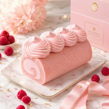 🚚快速出貨🚚💝2026你的幸運年!!【甜盒子Pâtisserie S.】覆盆子微光・生乳卷(禮盒禮袋)