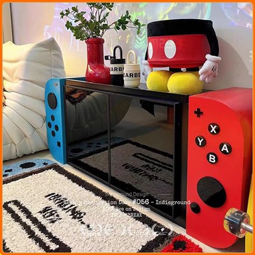 爆殺同行！免運 吊櫃 電視櫃 收納櫃 電視機櫃 switch吊柜電視柜收納柜競房少女網紅同款小紅書一體式落地式高檔 八折下殺 特價出 可開發票