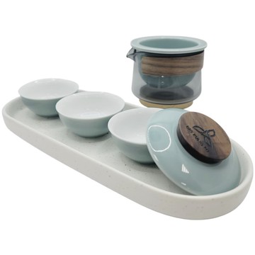 墨客便攜茶具組-春霽青