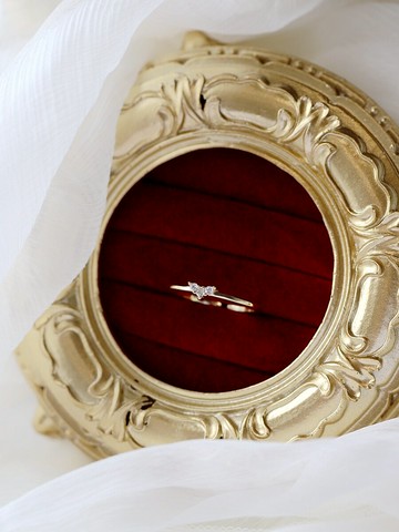 大樂良品純銀愛心開口戒指女ins潮小巧小指簡約尾戒歐美時尚個性1入