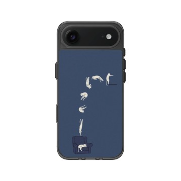 iPhone Air Clear (相機按鈕) 酷墨灰 - ilovedoodle (Lim Heng Swee) - Cat Dive - 跳水貓咪