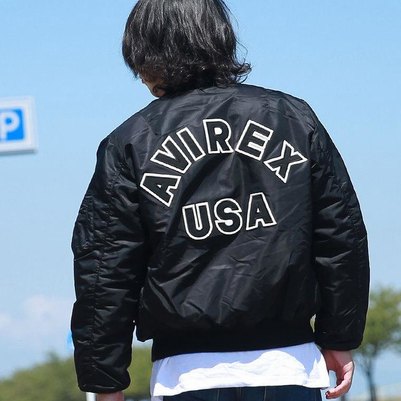 AVIREX アビレックス MA-1 アヴィレックス ma1 コマーシャルロゴ AVIREX アビレックス MA-1 アヴィレックス ma1 コマーシャルロゴ