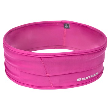 NATHAN 甜甜圈跑步腰帶 高彈力透氣網布  S  桃紅色  1個