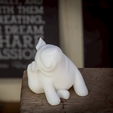 CHU,AN Design| 忠實鬥牛犬-狗狗造型石雕擺飾/紙鎮