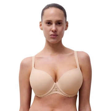 【Chantelle】Romance_3D記憶纖維T-Shirt Bra_B-D(19XN0_01N粉膚色)