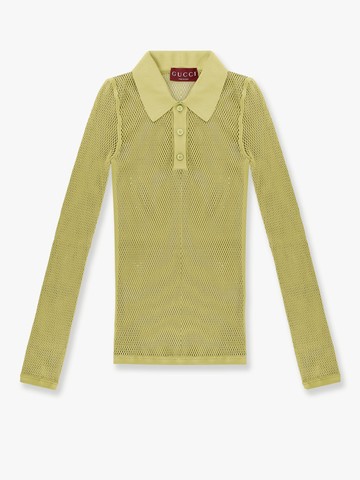 Perforated polo shirt - GUCCI - gender_Man