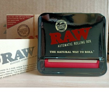 【現貨附發票】正品  西班牙  RAW 金屬半自動捲菸器 (70MM)
