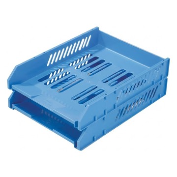 W.I.P 台灣聯合文具 A4公文架 多功能設計 堅固耐用  顏色隨機  2層