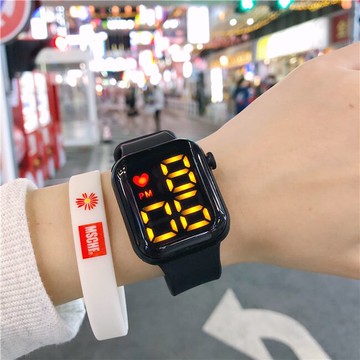 年新款夏天兒童手表女孩男孩中小學生簡約運動防水防摔電子表