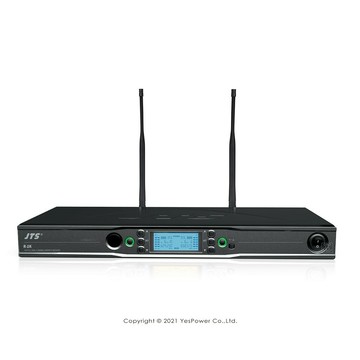 R-2K/R-2TH系統 JTS雙頻道無線麥克風系統/可變換頻道/附2支無線麥克風/可選配頭戴麥克風/一年保固