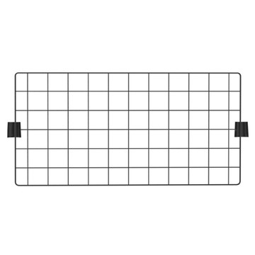 KI WISH 居家生活 側邊方格網 適用深度60cm 鐵架配件 60.2x30cm  1組  黑色