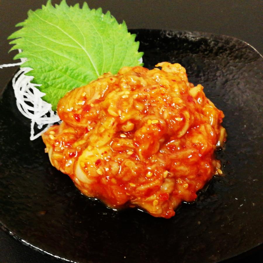 エンガワユッケ えんがわユッケ風 3パック おつまみ 惣菜 黄金カレイ えんがわ ピリ辛 ユッケ風