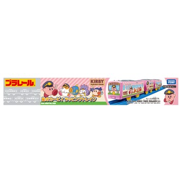 TAKARA TOMY PLARAIL 鐵道王國 星之卡比列車 955597  1盒  粉紅色  380 x 55 x 40mm