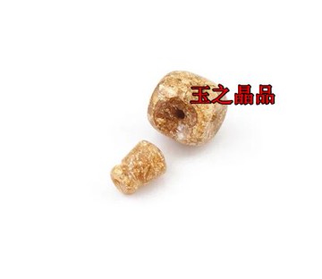 DIY飾品配件 金箔藏式三通佛佛塔 三孔散珠配珠珠子1入
