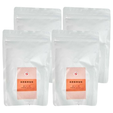 樂活E棧 清香醇果曼巴咖啡豆  咖啡豆(無研磨)  227g  4包