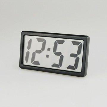 簡約現代便攜式迷你電子時鐘可掛墻車載擺臺式老人簡單大字時鐘【Snowbelle優選】