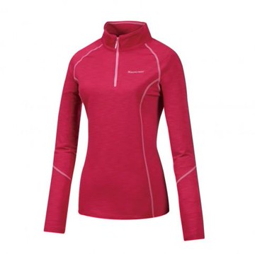 ├登山樂┤台灣 MOUNTNEER 山林 女遠紅雲彩保暖衣-玫瑰紅 # 32P02-40