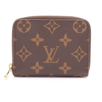 LOUIS VUITTON LV 路易威登 Zippy Coin Purse 拉鍊零錢包 棕色 原花帆布 M60067 【二手名牌BRAND OFF】