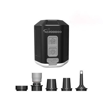 Aerogogo｜GIGA PUMP 4.0 三合一口袋多功能充氣幫浦  獨家新色『酷黑』上市