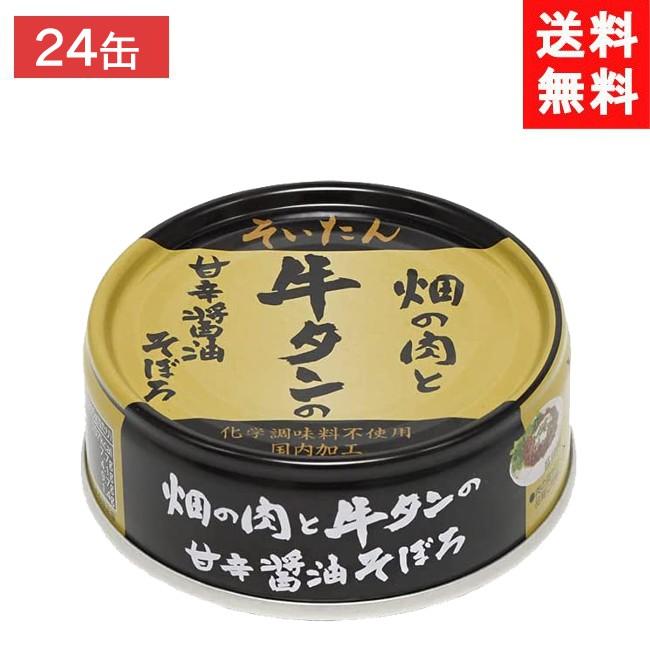 送料無料 伊藤食品 そいたん 畑の肉と牛タンの甘辛醤油そぼろ６０g ×24個 1ケース