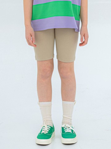 Daily Straight Pants Beige