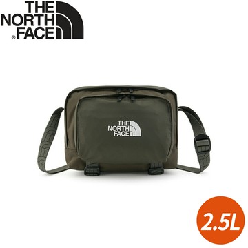 【The North Face 2.5L 大容量休閒單肩包《軍綠》】8AMV/斜背包/單肩背包/側背包/小包/休閒背包