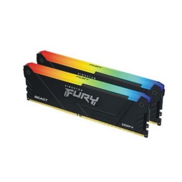 Kingston 金士頓 FURY Beast RGB DDR4 3600 64GB(32GBx2) 桌上型記憶體 KF436C18BB2AK2/64