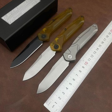 【台湾热销】蝴蝶9400摺疊刀鈦合金PEL刀柄高品質折刀戶外便攜帶口袋鋒利 小刀