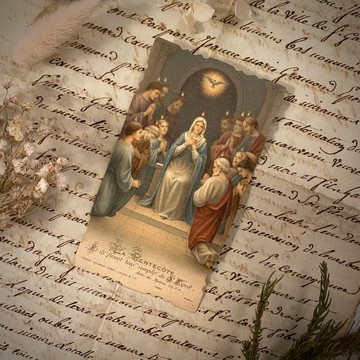 1900初 法國基督宗教近百年祈禱卡