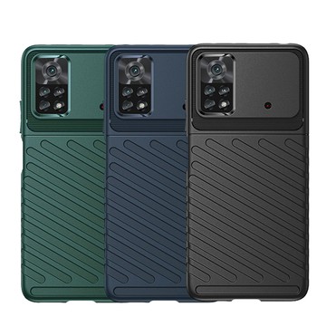 POCO 手機殼 RUGGED SHIELD 雷霆系列 POCO X4 Pro 5G 軍工氣墊減震防摔手機殼