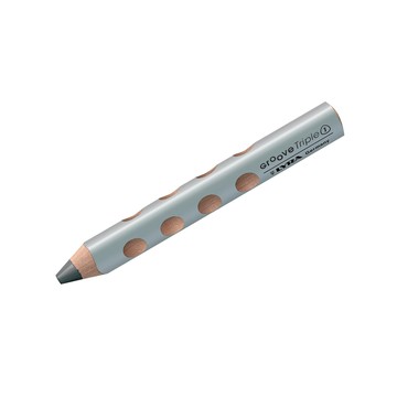 (預購)  LYRA GROOVE(3合1)胖胖三角洞洞筆-銀色 1st (LY039)