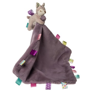 Mary Meyer 蜜兒 標籤毛茸安撫巾 超萌造型 柔軟舒適  小鹿芙蘿拉 棕紫色  1個