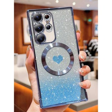 適用三星s24ultra手機殼透明GalaxyS21磁吸新款女s23+保護套S22U防摔十全包uitra軟硅膠限量版高級感s23u外殼