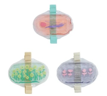 日本 Bisque 今日植物保冷劑 保冰劑 可重複使用 便當 降溫 冰敷 保冷 保鮮【南風百貨】