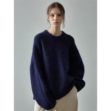 nothing written羊毛毛衣女2025春季新款設計師款慵懶風針織衫