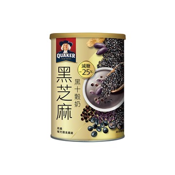 Quaker 黑芝麻黑十榖奶390g/罐
