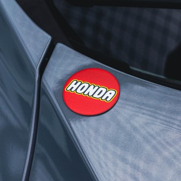 HONDA/TOY/圓形/鋁牌飾貼 SunBrother孫氏兄弟 金屬質感 防水 鋁牌 車貼
