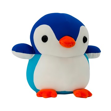 AllBeMine 歐比邁 12吋新款萊卡企鵝玩偶  藍色  1個