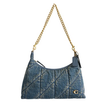 COACH JULIET 25 絎縫丹寧布肩/斜背包