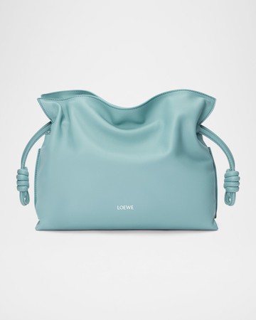 Flamenco Medium Clutch Bag in Napa Leather